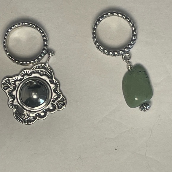 Two Sterling Silver Charms or Pendants - Picture 3 of 6